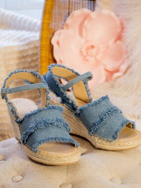 Diba True Denim Blue Wedge BRAND NEW